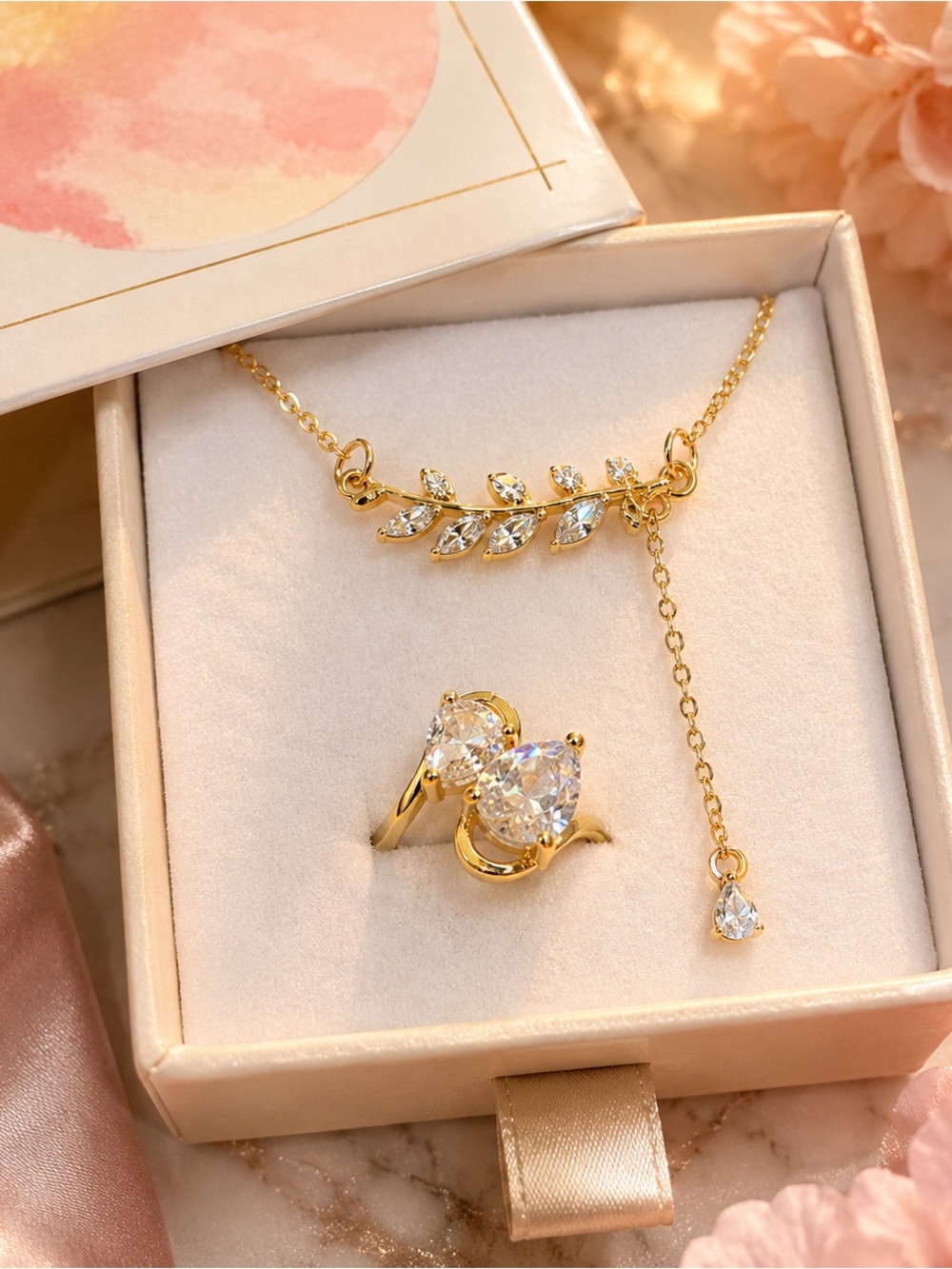 Gold Tone 2 Piece Set